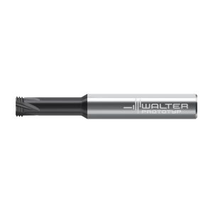 Freze de filetare orbitală din carbură metalică - TC630-M10X1-A0E-WB10TJ - imagine 2