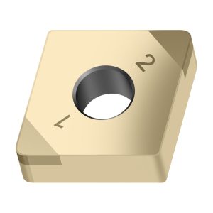 Inserții de strunjire CBN – rombice negative de 80° - CNGA120408TM-MW2 WBH20C - imagine 2