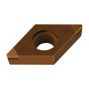 Inserții de strunjire CBN – rombice pozitive de 55° - DCGW11T302TS-2 WBH10C - imagine 2